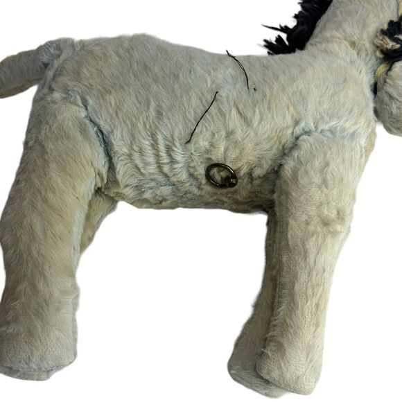 vintage wind up musical plush donkey - Picture 2 of 11